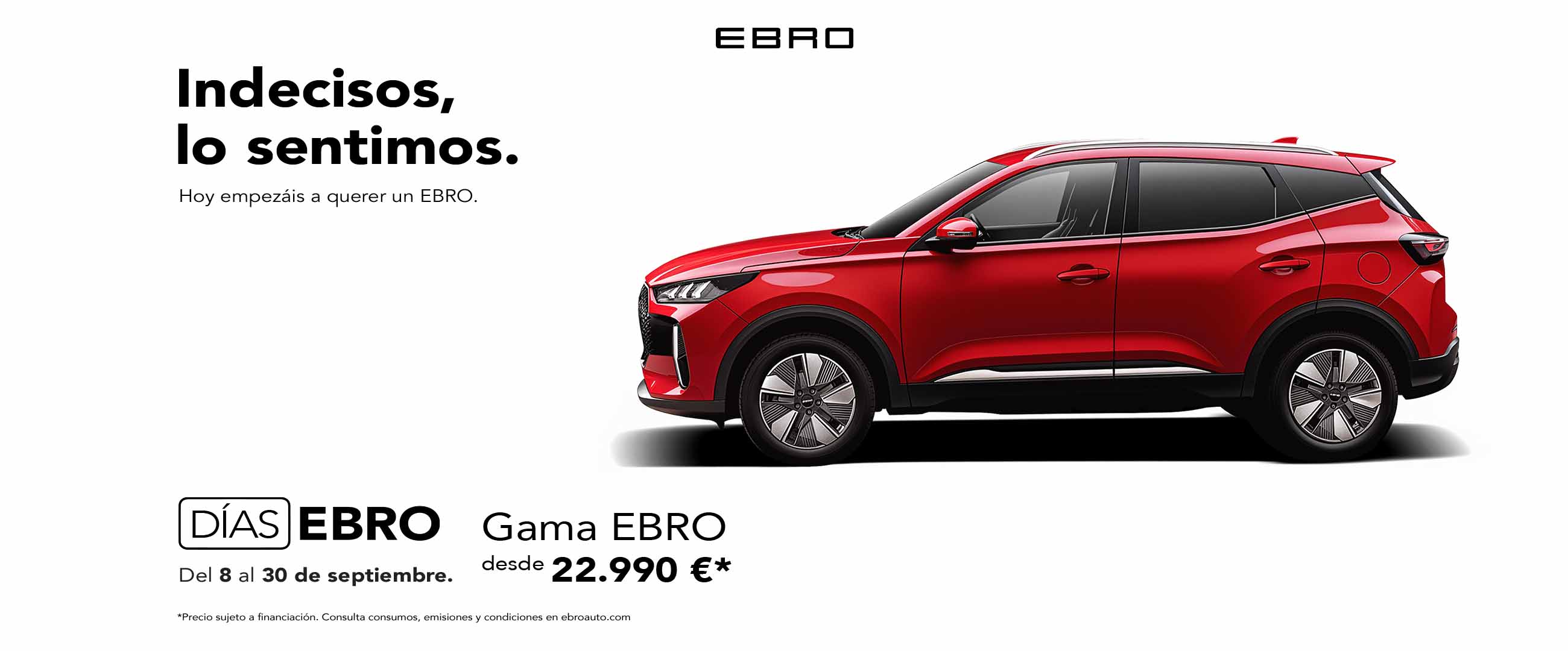 EBRO Days - Del 8 al 30 de septiembre